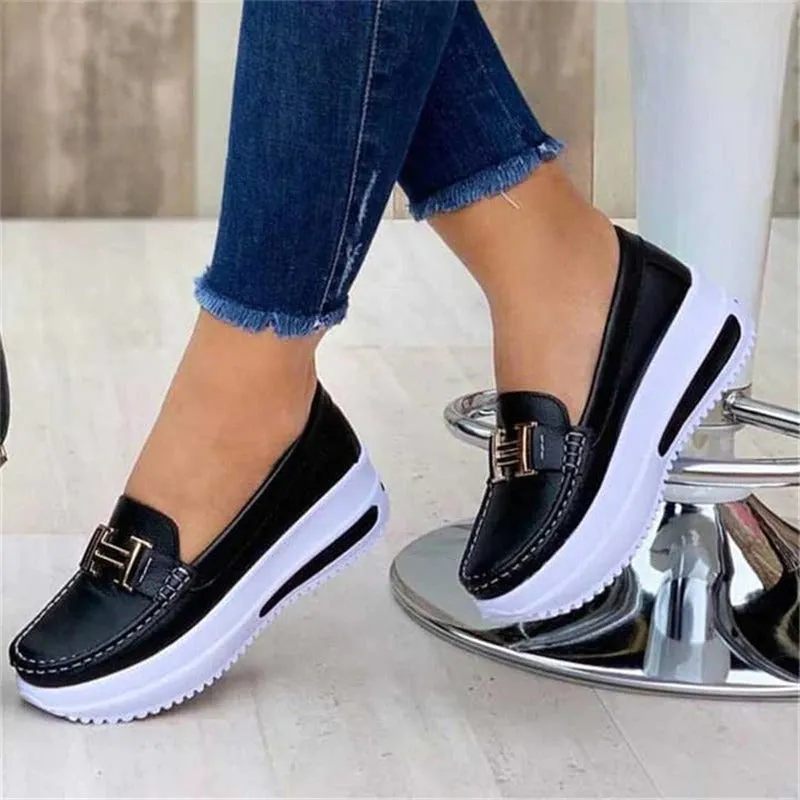 2021 Women's Casual Comfortable Platform Loafers