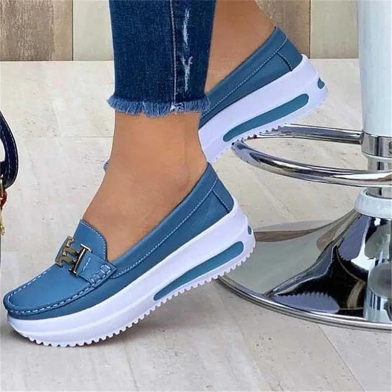 2021 Women's Casual Comfortable Platform Loafers