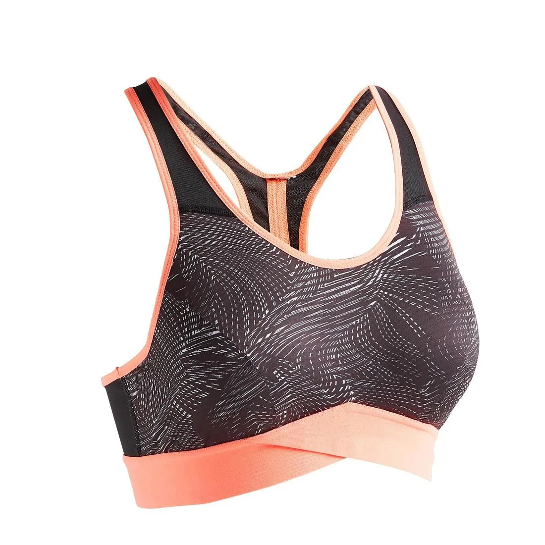 500 Women's Fitness Cardio Training Sports Bra - Print