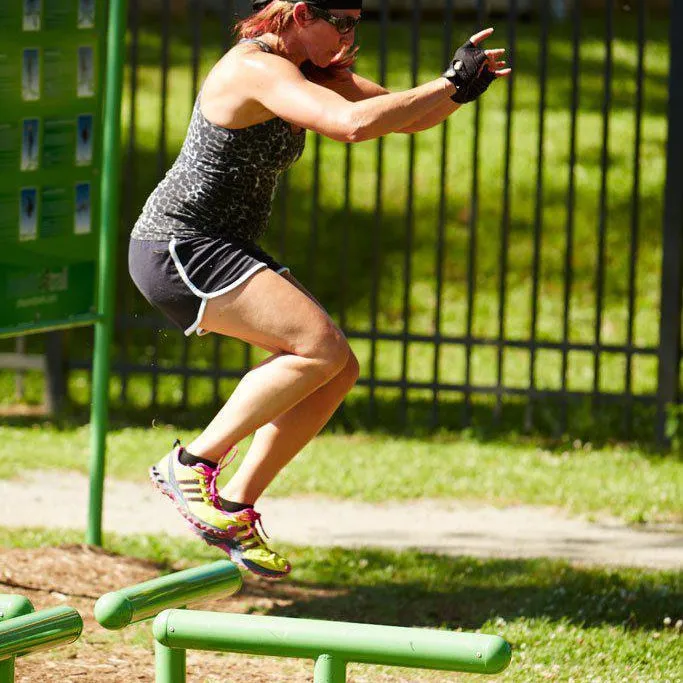 ActionFit Log Hop Station