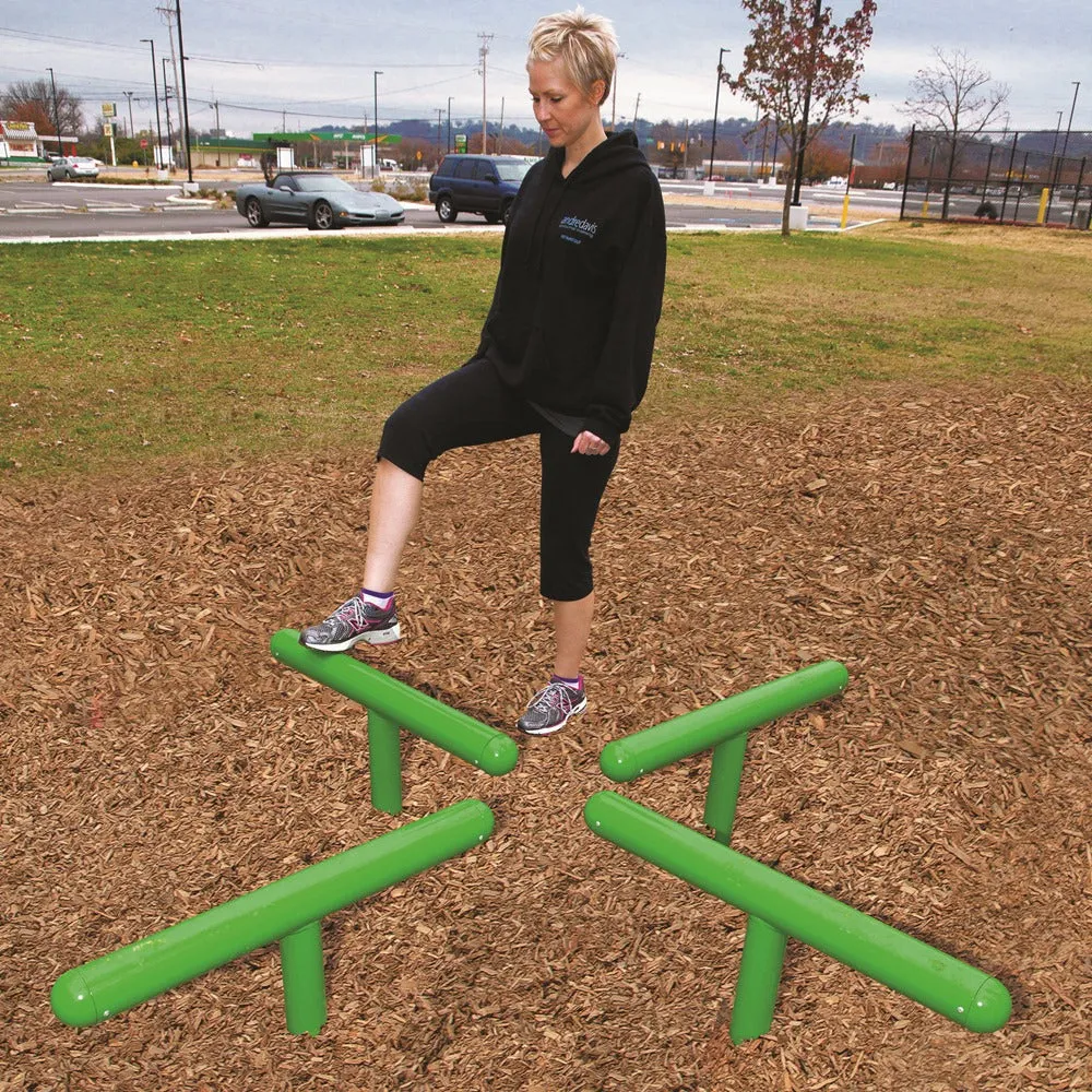 ActionFit Log Hop Station