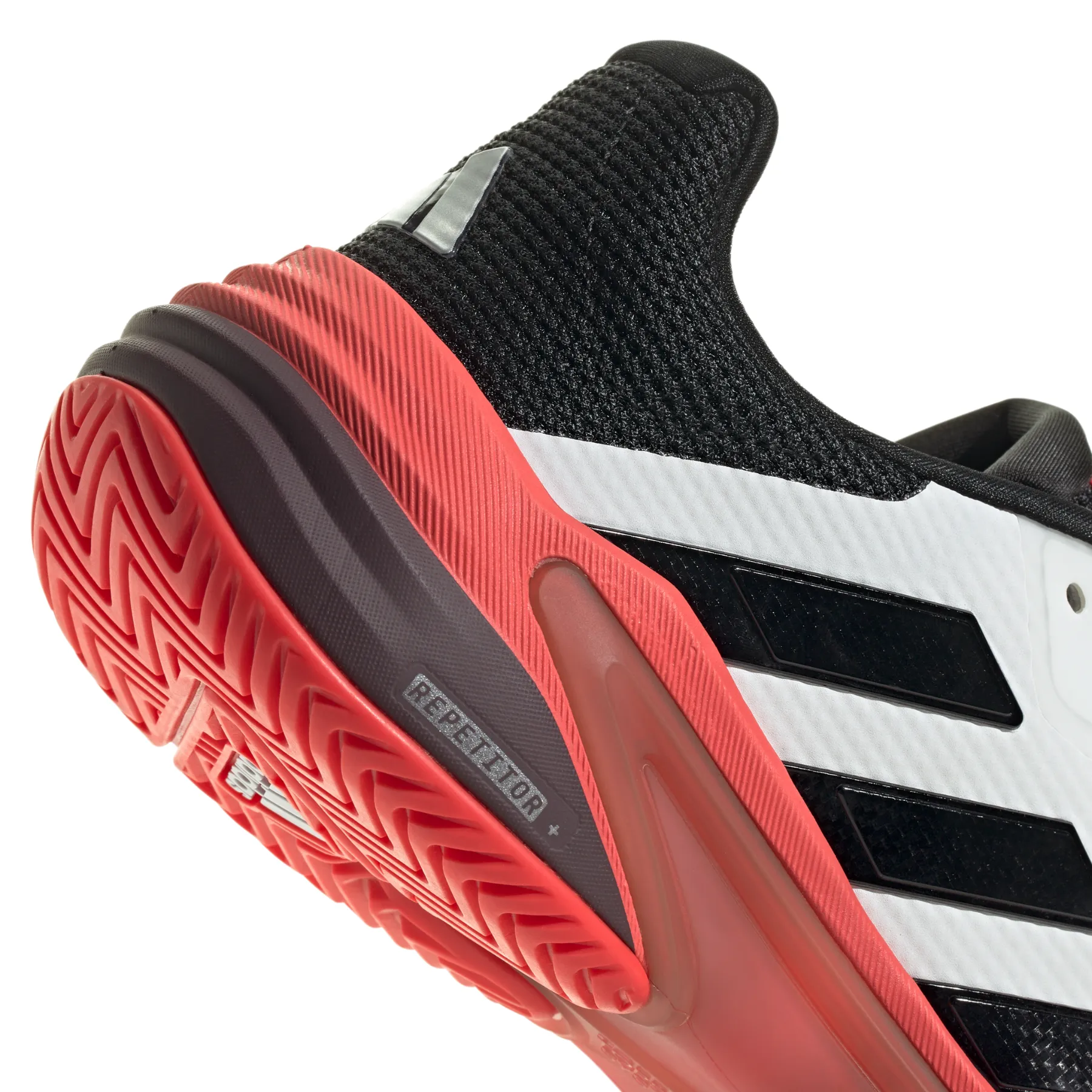 Adidas Barricade 13 Mens Tennis Shoes - Cloud White/Core Black/Lucid Red
