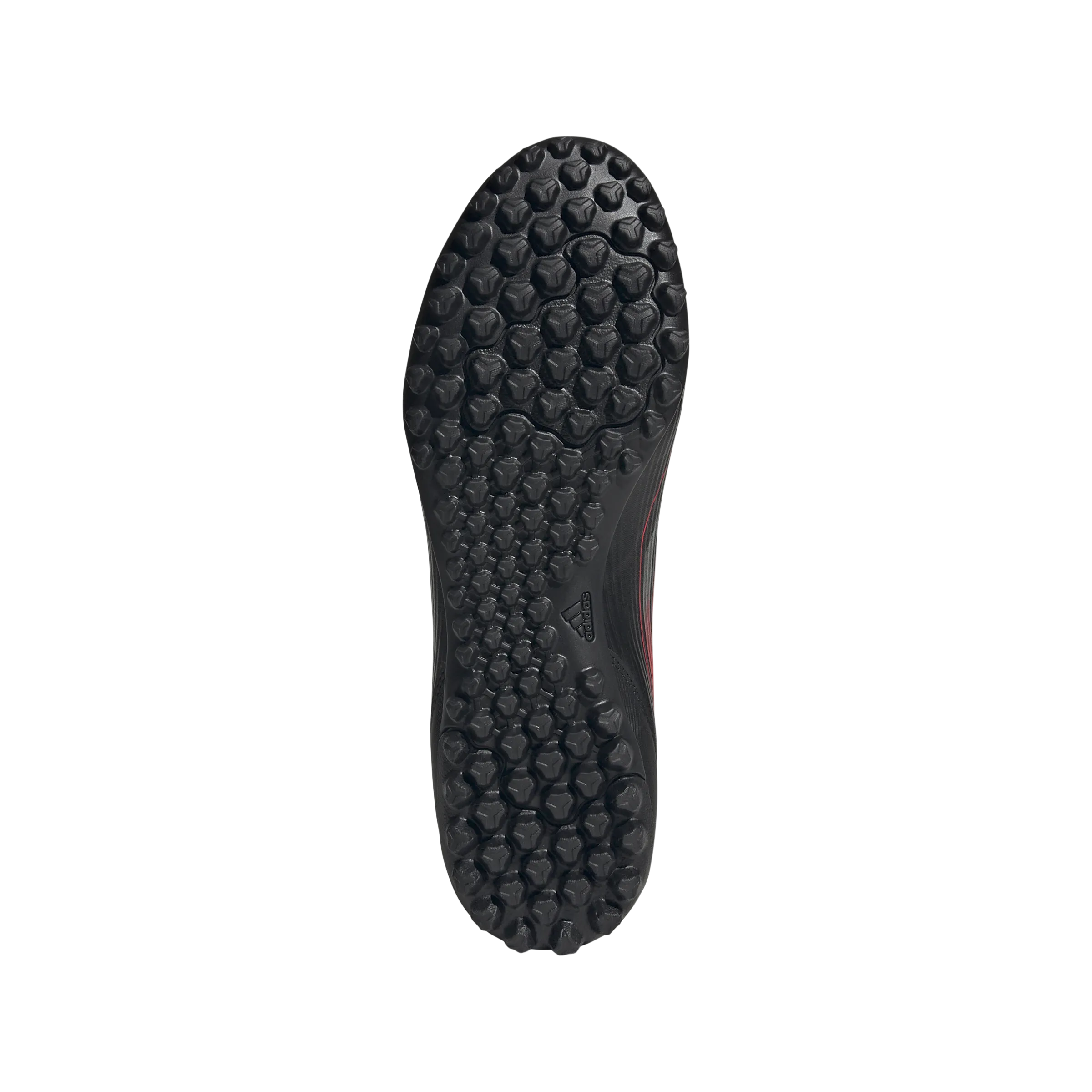 adidas F50 CLUB Artificial Turf Soccer Shoes | Core Black-Iron Metallic-Lucid Red | Men's