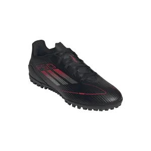 adidas F50 CLUB Artificial Turf Soccer Shoes | Core Black-Iron Metallic-Lucid Red | Men's