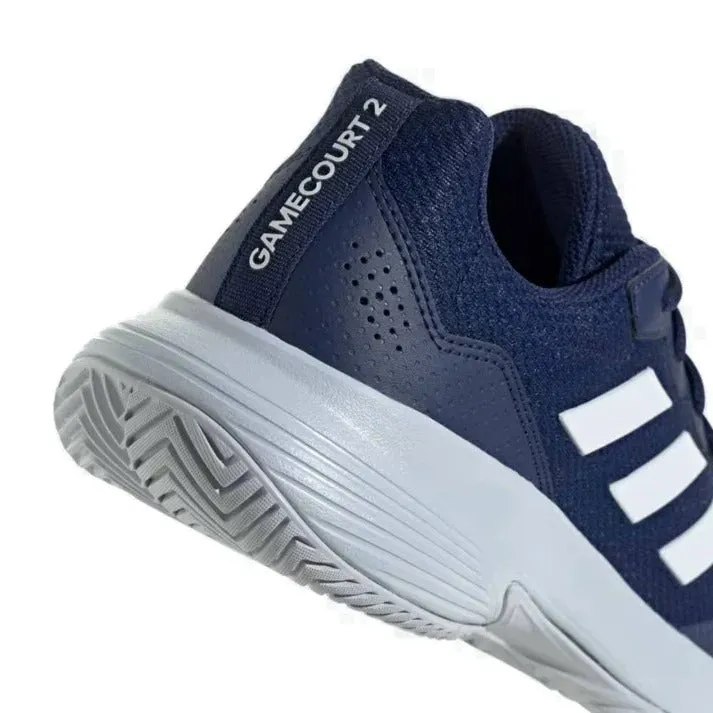 Adidas Gamecourt 2.0 Men's Tennis Shoe | Dark Blue/Cloud White/Halo Blue