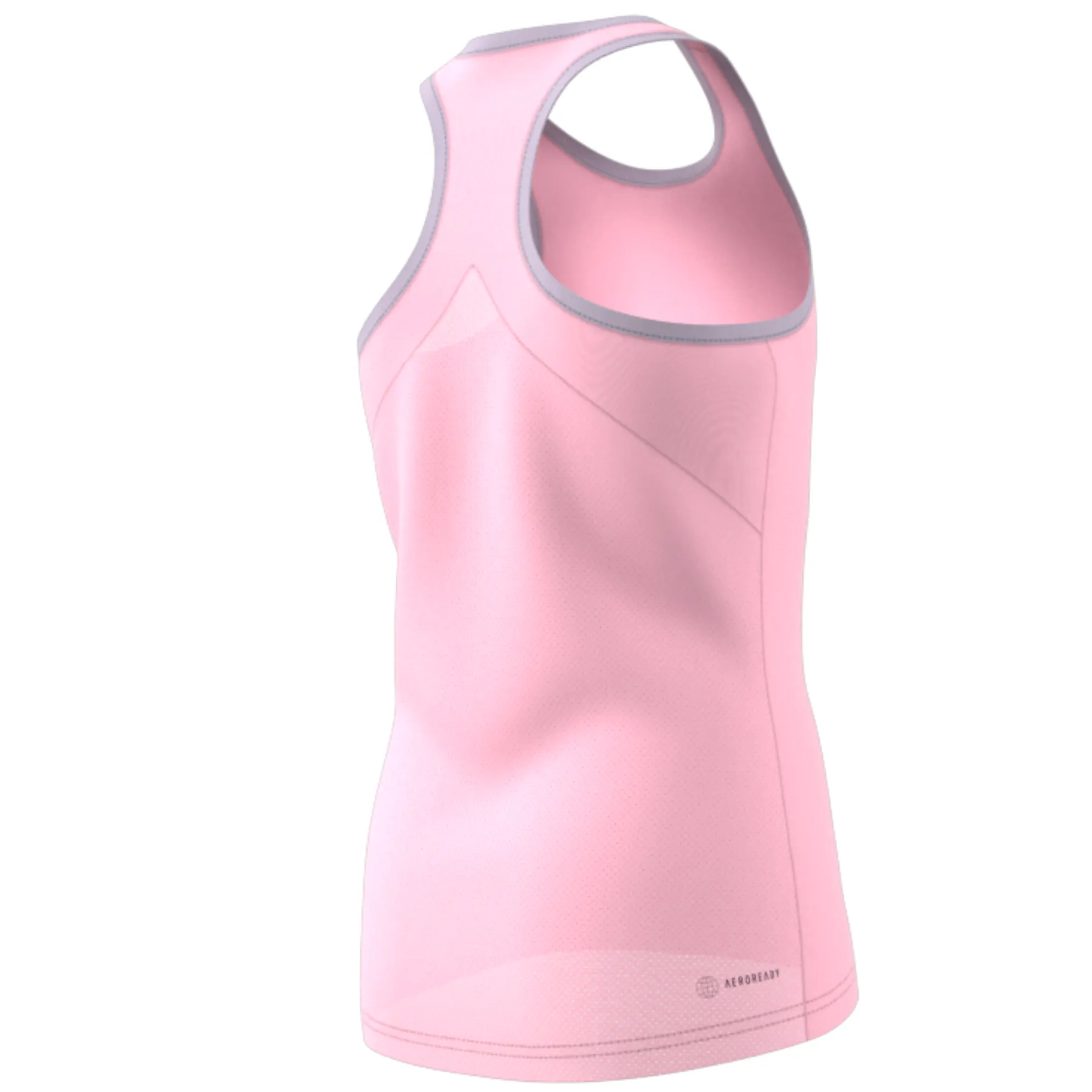Adidas Girl Performance Club Girls Tank - Clear Pink