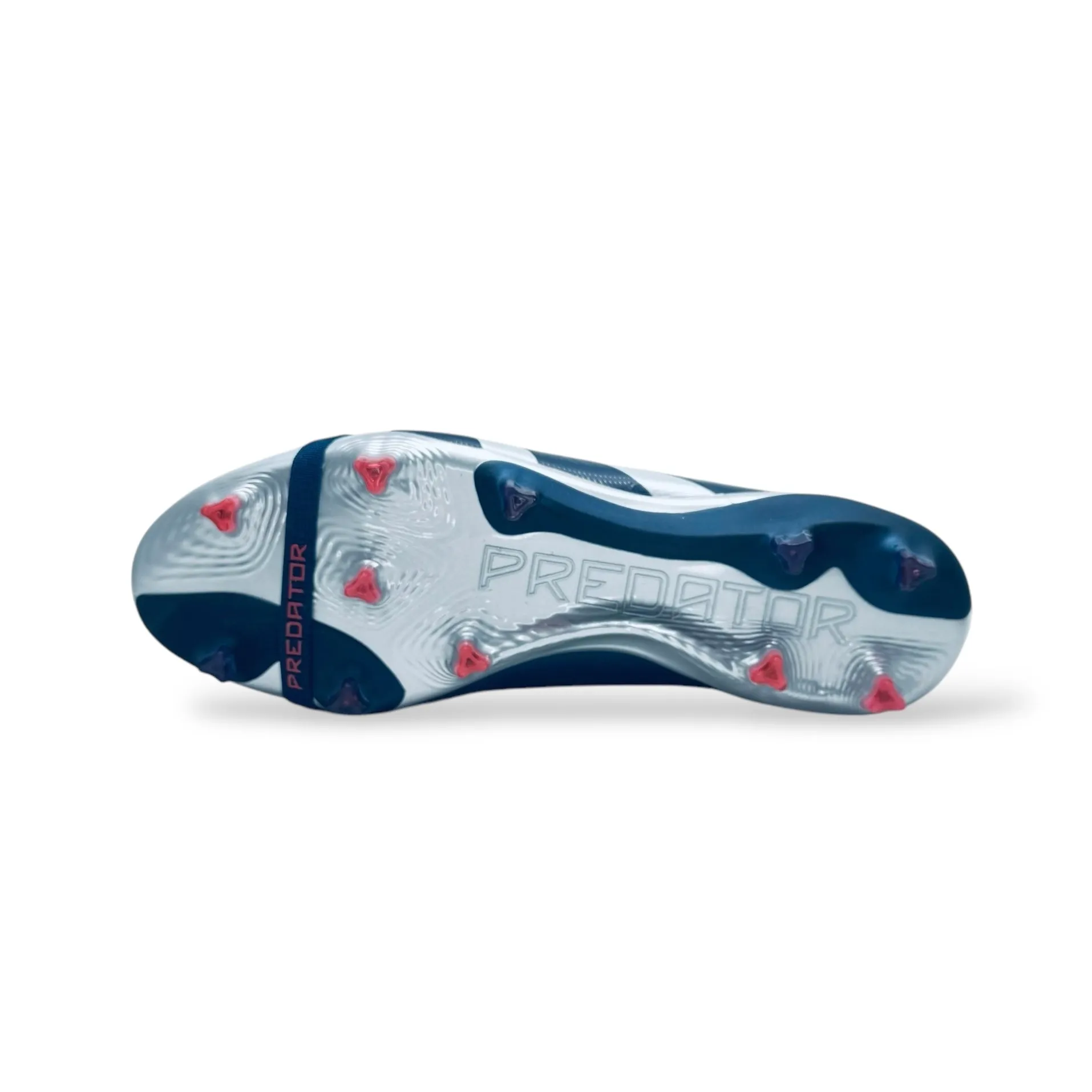 adidas Predator Elite Fold-over Tongue FG Roteiro - Silber/Tech Indigo/Rot LIMITED EDITION