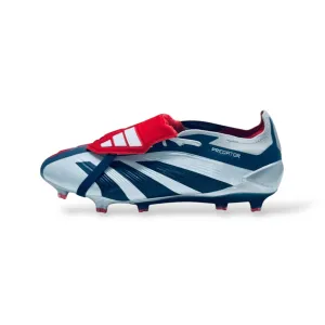 adidas Predator Elite Fold-over Tongue FG Roteiro - Silber/Tech Indigo/Rot LIMITED EDITION