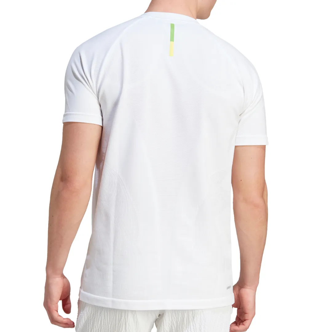 Adidas Seaml Tee Pro Tennis Shirt - White