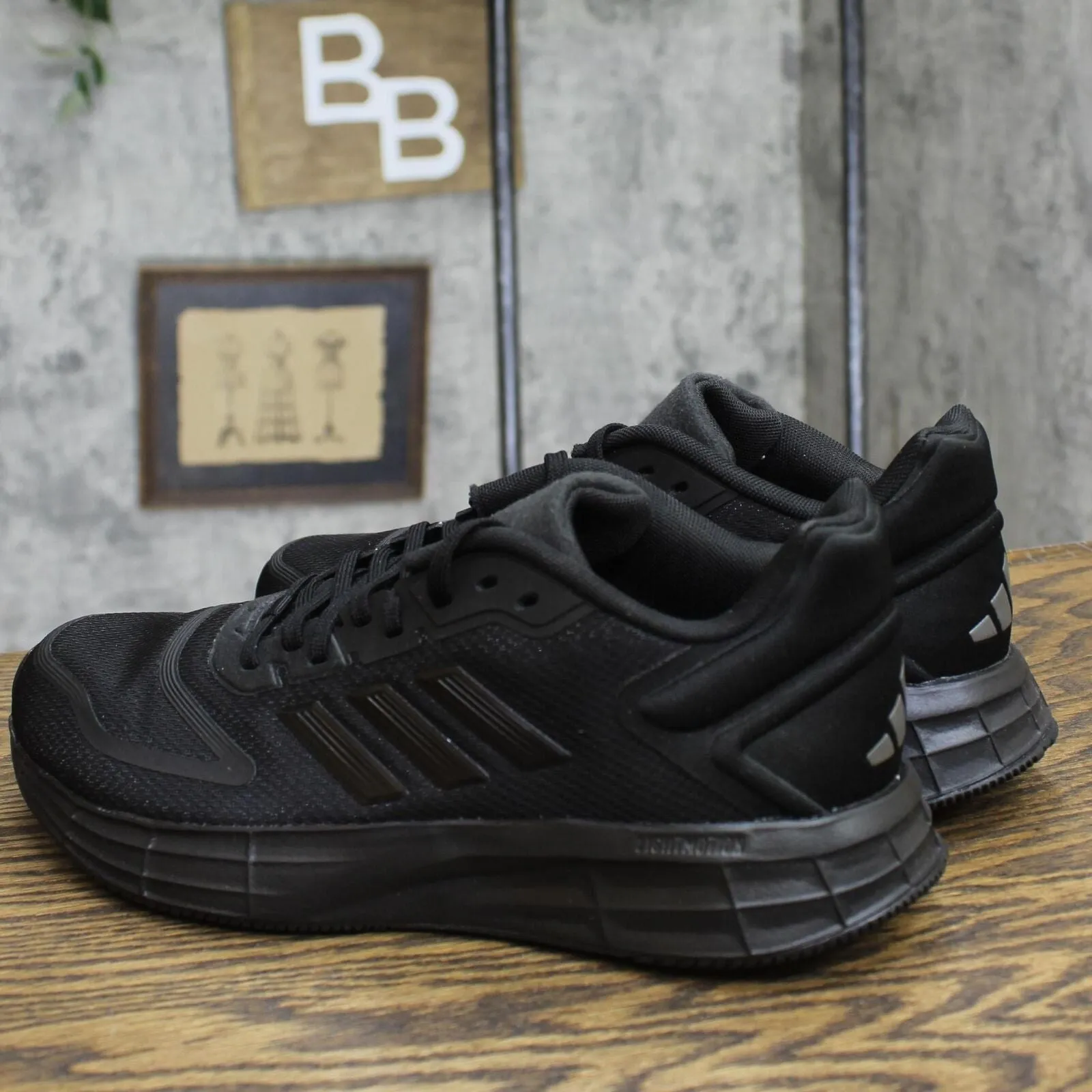 Adidas Women's Duramo 10 Running Shoe Sneakers GX0709 Black 9M