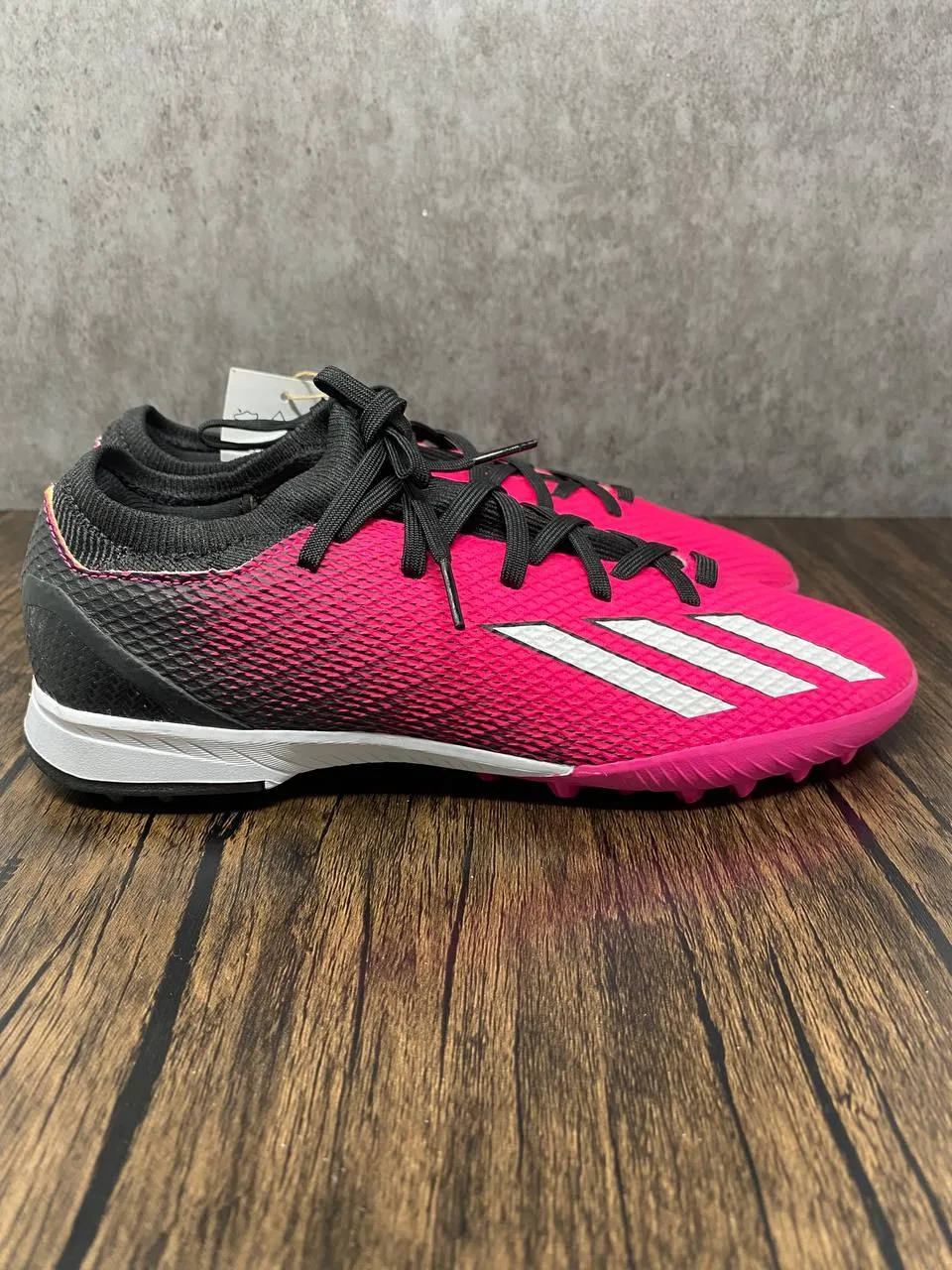Adidas X Ghosted.3 Turf Soccer Shoes - Pink/Black/White - New