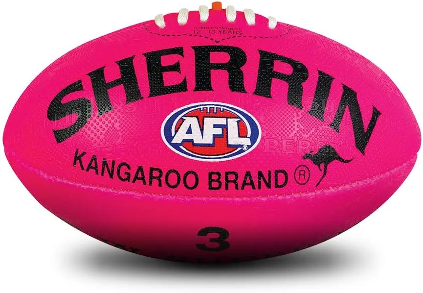 AFL Football Pink - KB Synthetic Supergrip