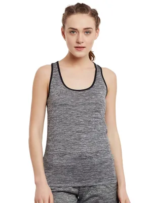 Alcis Women Solid Grey Tshirts