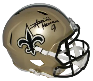 ALVIN KAMARA AUTOGRAPHED NEW ORLEANS SAINTS FULL SIZE SPEED HELMET BECKETT