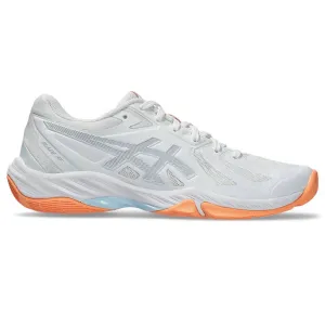 Asics Blade FF Women's White & Grey Blue Indoor Court Shoes