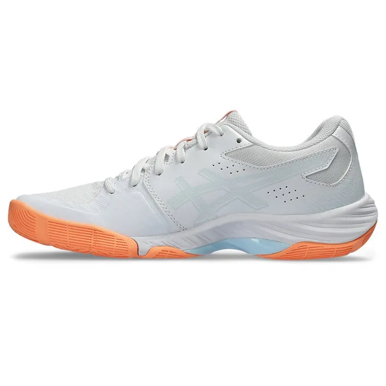 Asics Blade FF Women's White & Grey Blue Indoor Court Shoes