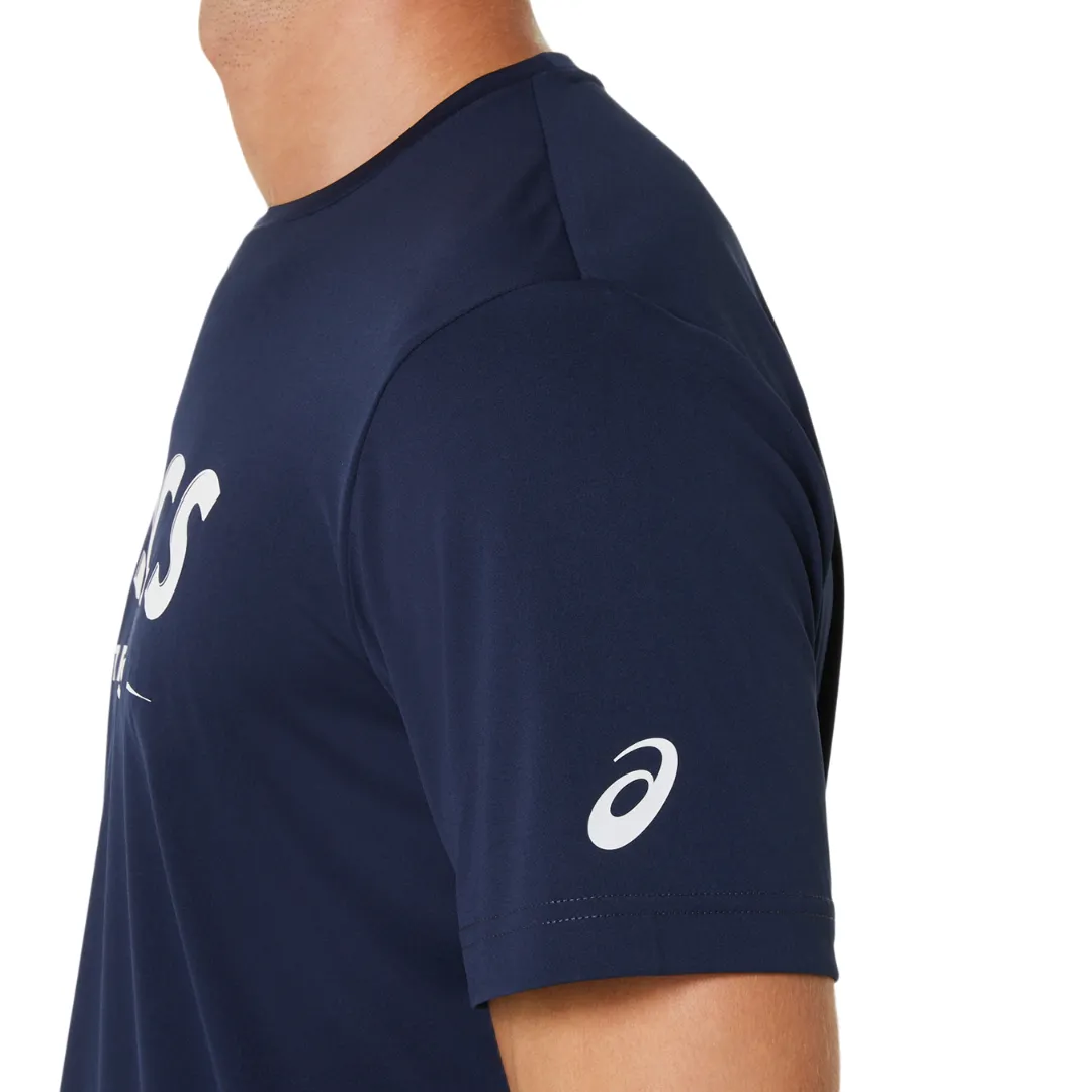 Asics Court Tennis Graphic Men Tee - Midnight