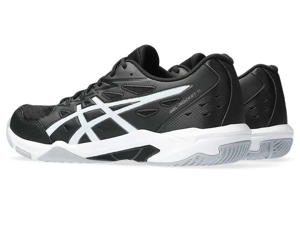 Asics Men's GEL-Rocket 11 Indoor Shoes in Black/Gunmetal