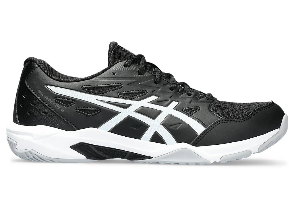 Asics Men's GEL-Rocket 11 Indoor Shoes in Black/Gunmetal