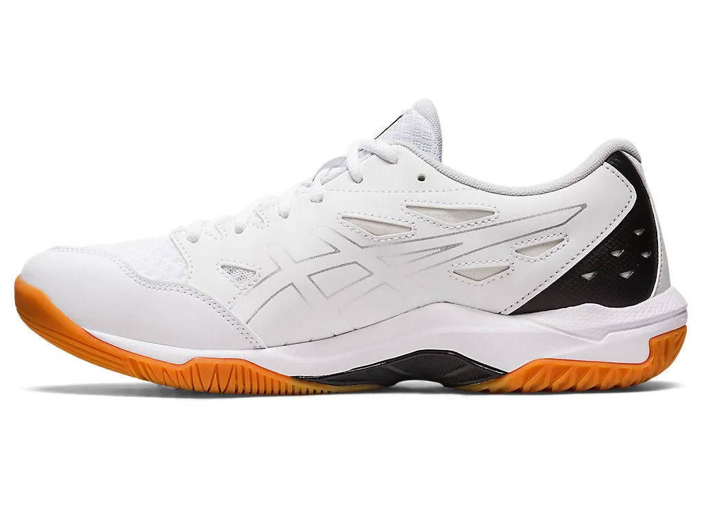 Asics Men's GEL-Rocket 11 Indoor Shoes in White/Pure Silver