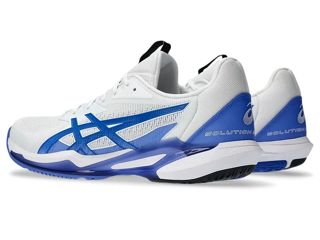 Asics Men's SOLUTION SPEED FF 3 Tennis Shoes in White/Tuna Blue