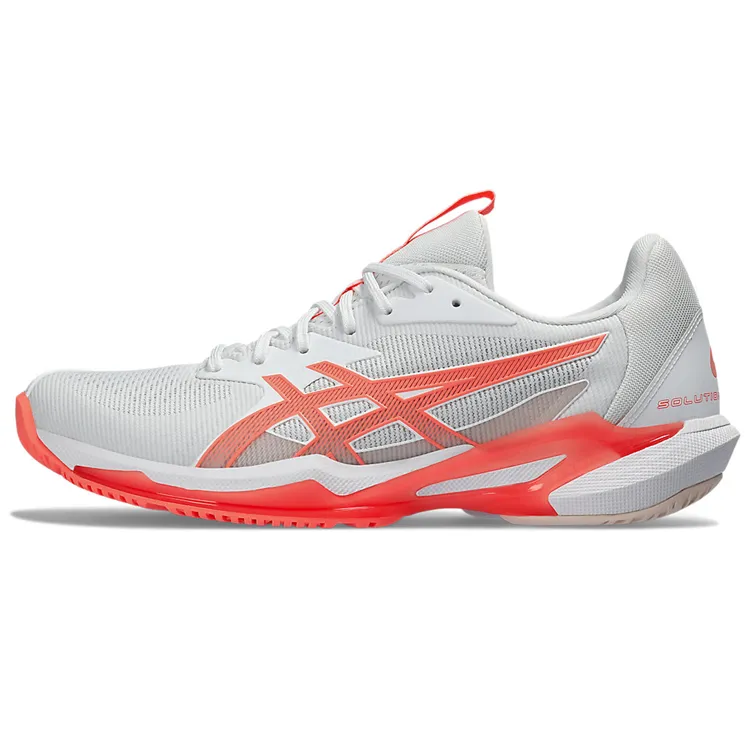 Asics Solution Speed FF3 White/Sun Coral Women's Tennis Shoes