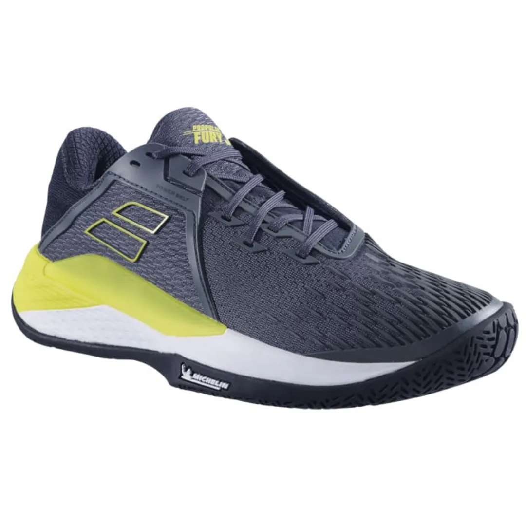 Babolat Propulse Fury 3 All Court Men Tennis Shoes - Grey/Aero