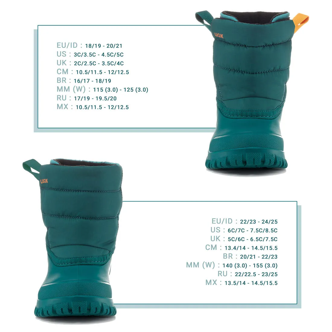 Baby snow boots, baby après-ski boots WARM