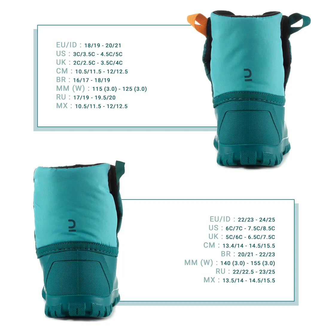 Baby snow boots, baby après-ski boots WARM