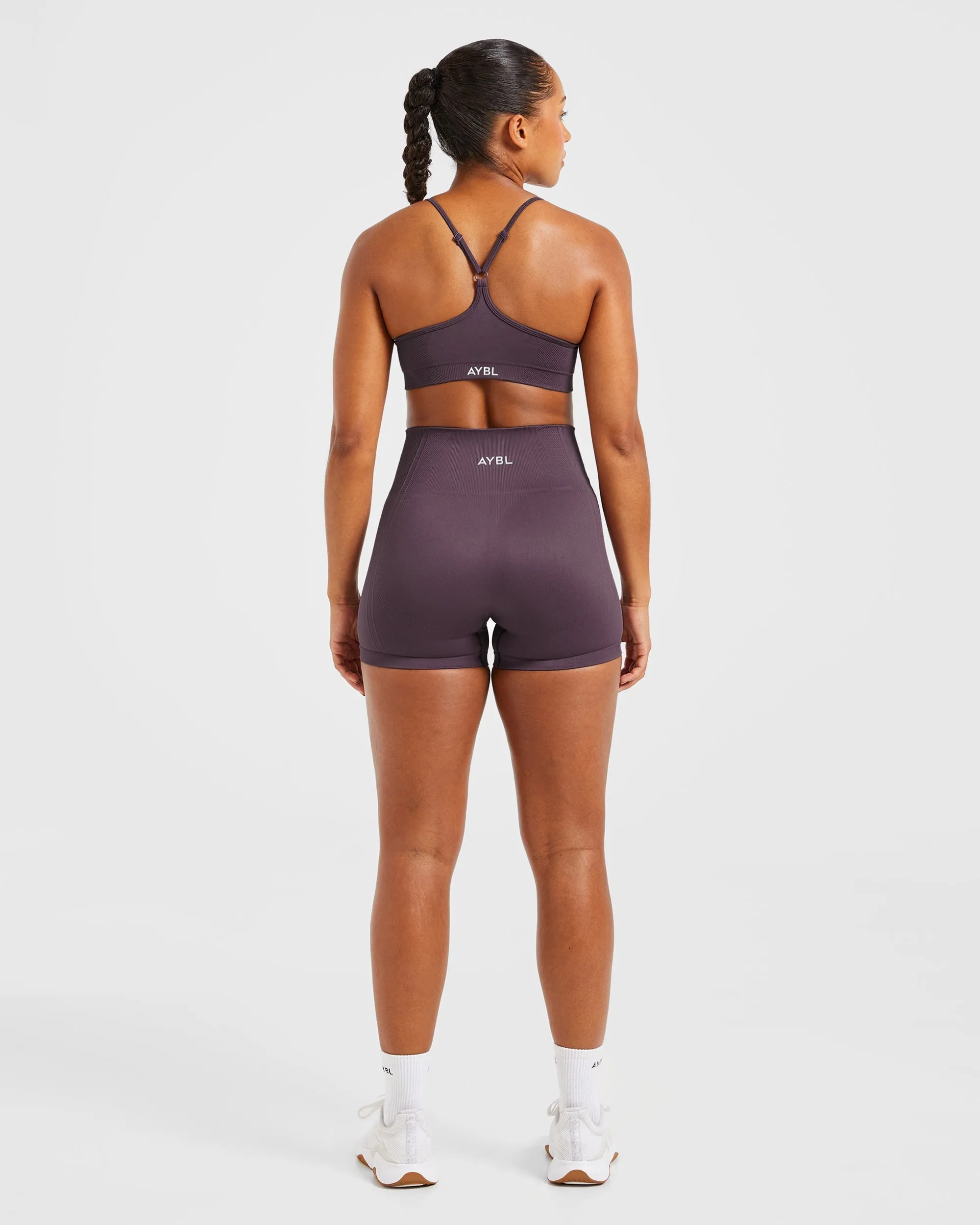 Balance V3 Seamless Strappy Sports Bra - Purple