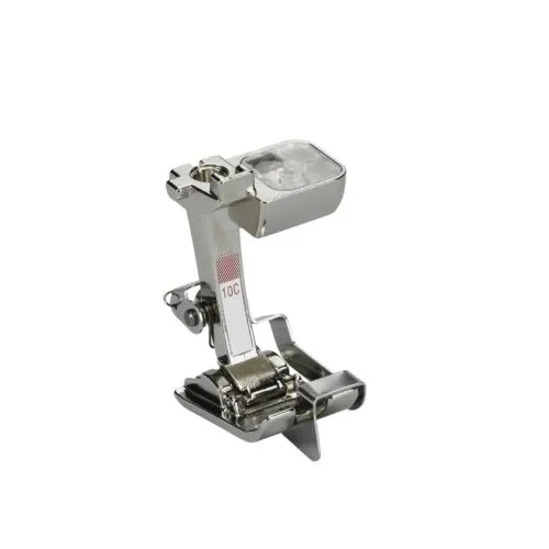 BERNINA Edgestitch Foot #10C The topstitching expert  The guide lets you sew perfect seams and hems running parallel to the edge For 5.5 mm and 9 mm machines