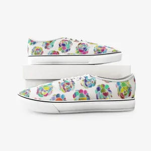 BirdGirls Colored Rose Unisex Canvas Shoes Fashion Low Cut Loafer Sneakers