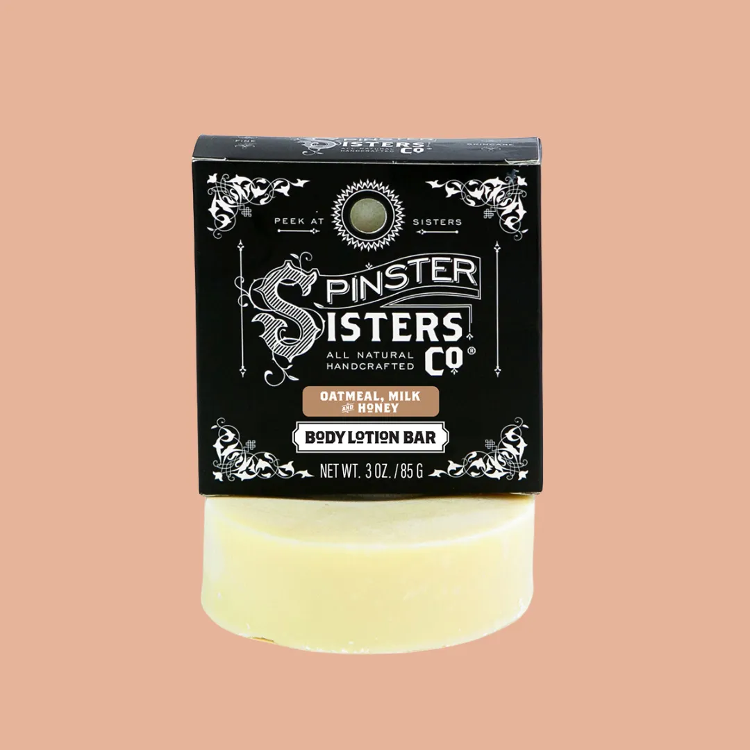 Body Butter Lotion Bar - Fair Trade Cocoa & Shea Butter: Oatmeal Milk & Honey