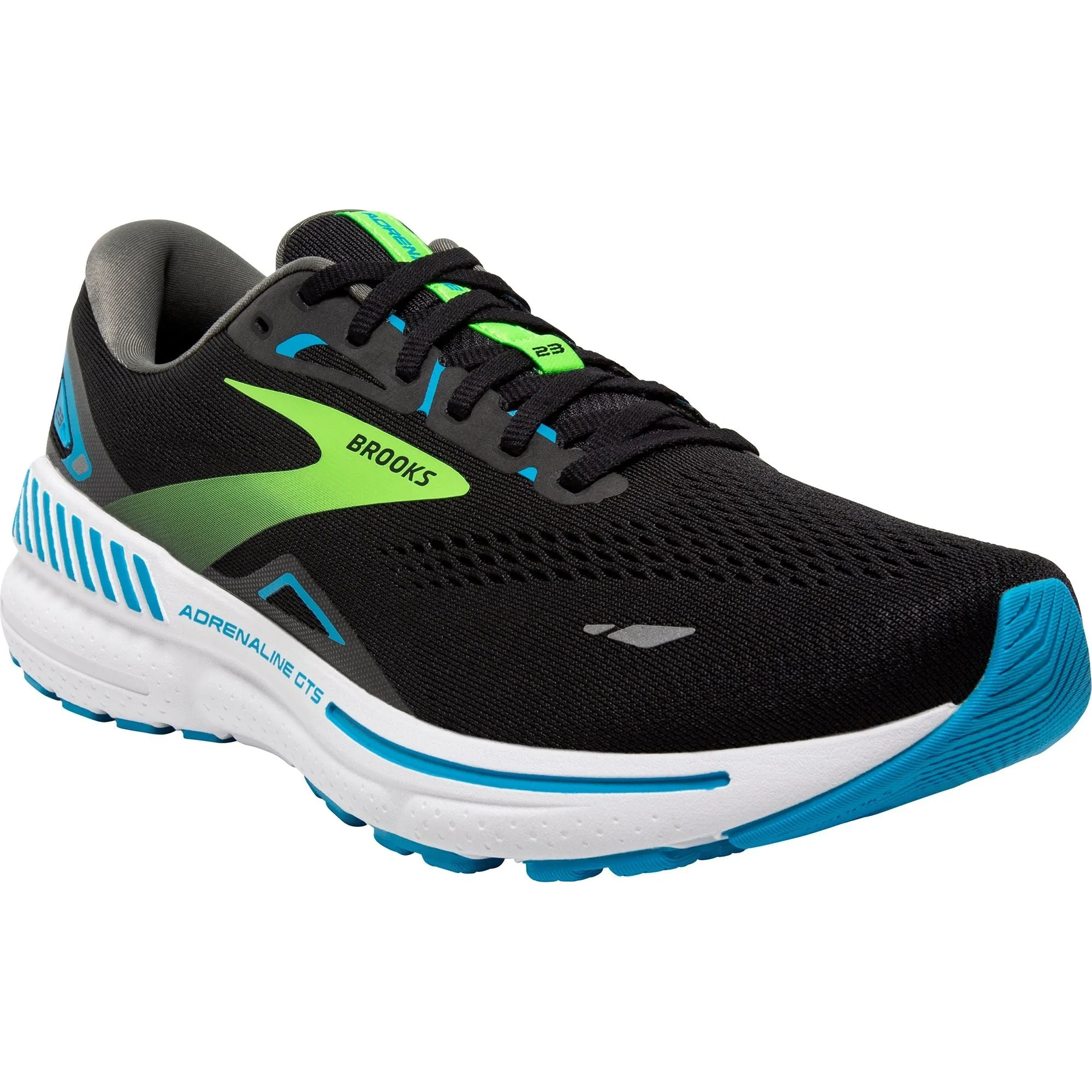 Brooks Adrenaline GTS 23 WIDE FIT (4E) Mens Running Shoes - Black