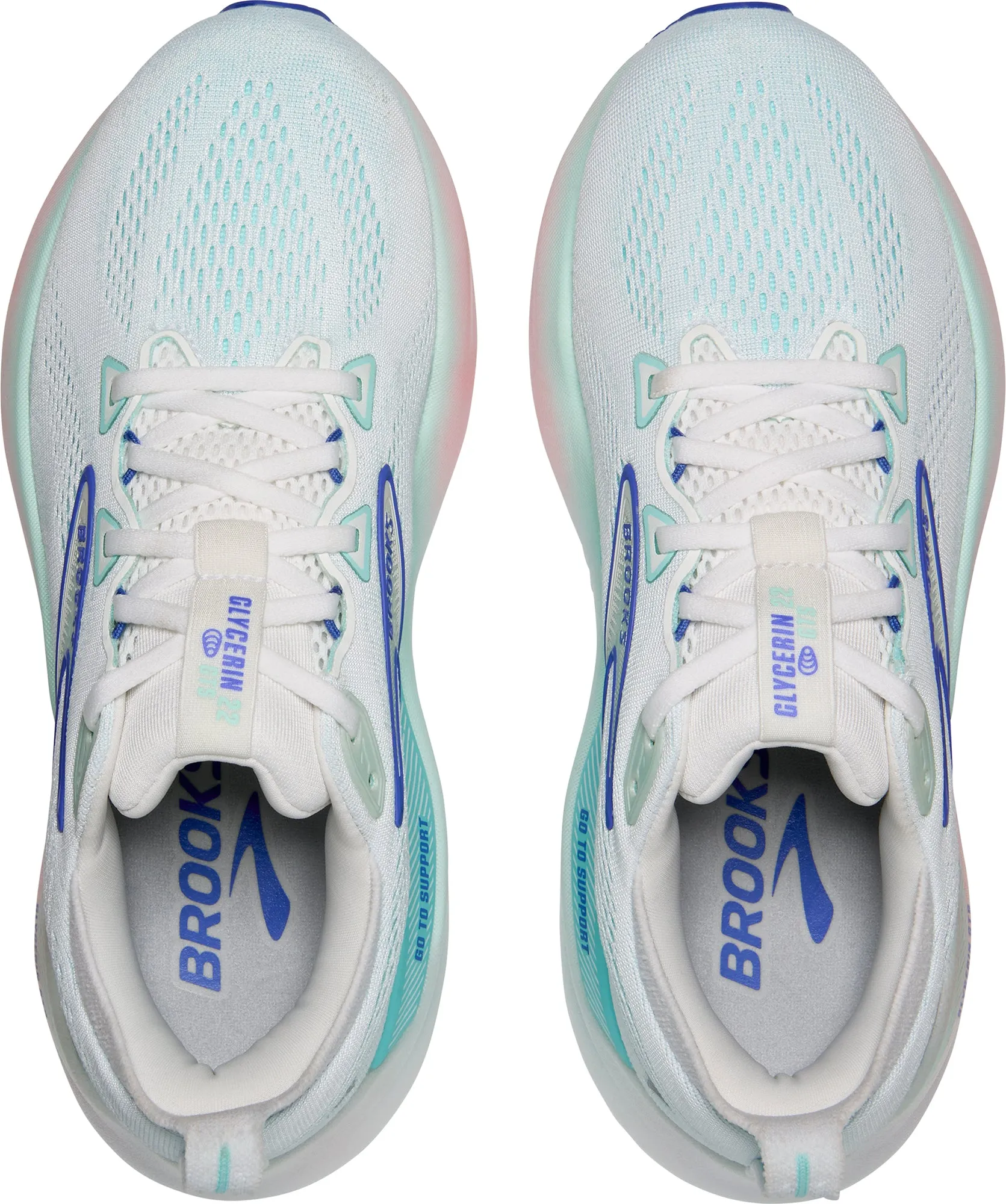 Brooks Glycerin GTS 22 Womens Running Shoes - Green