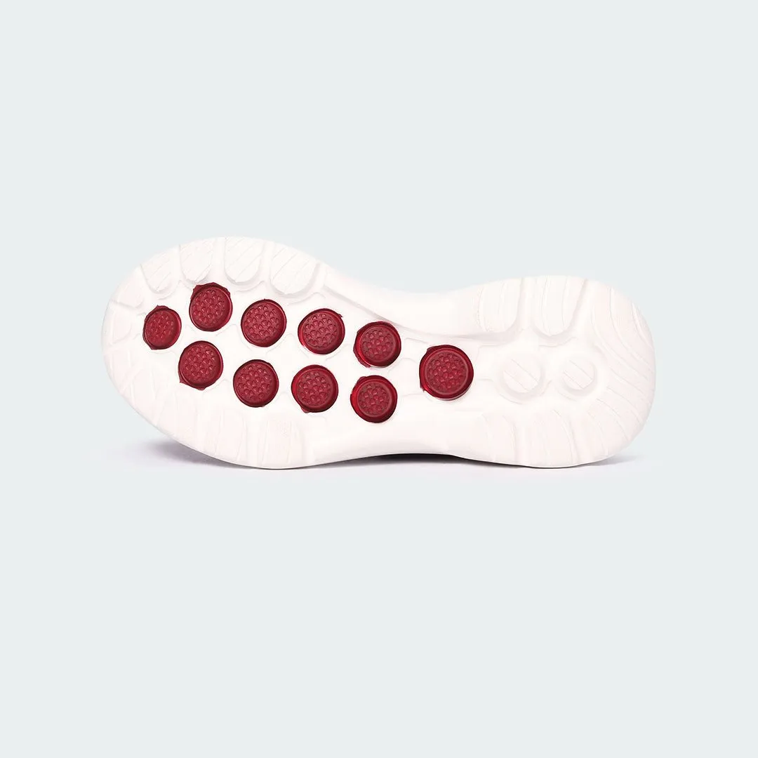 Caliber Shoes Maroon Sport Shoes For Women (FLORA 788)