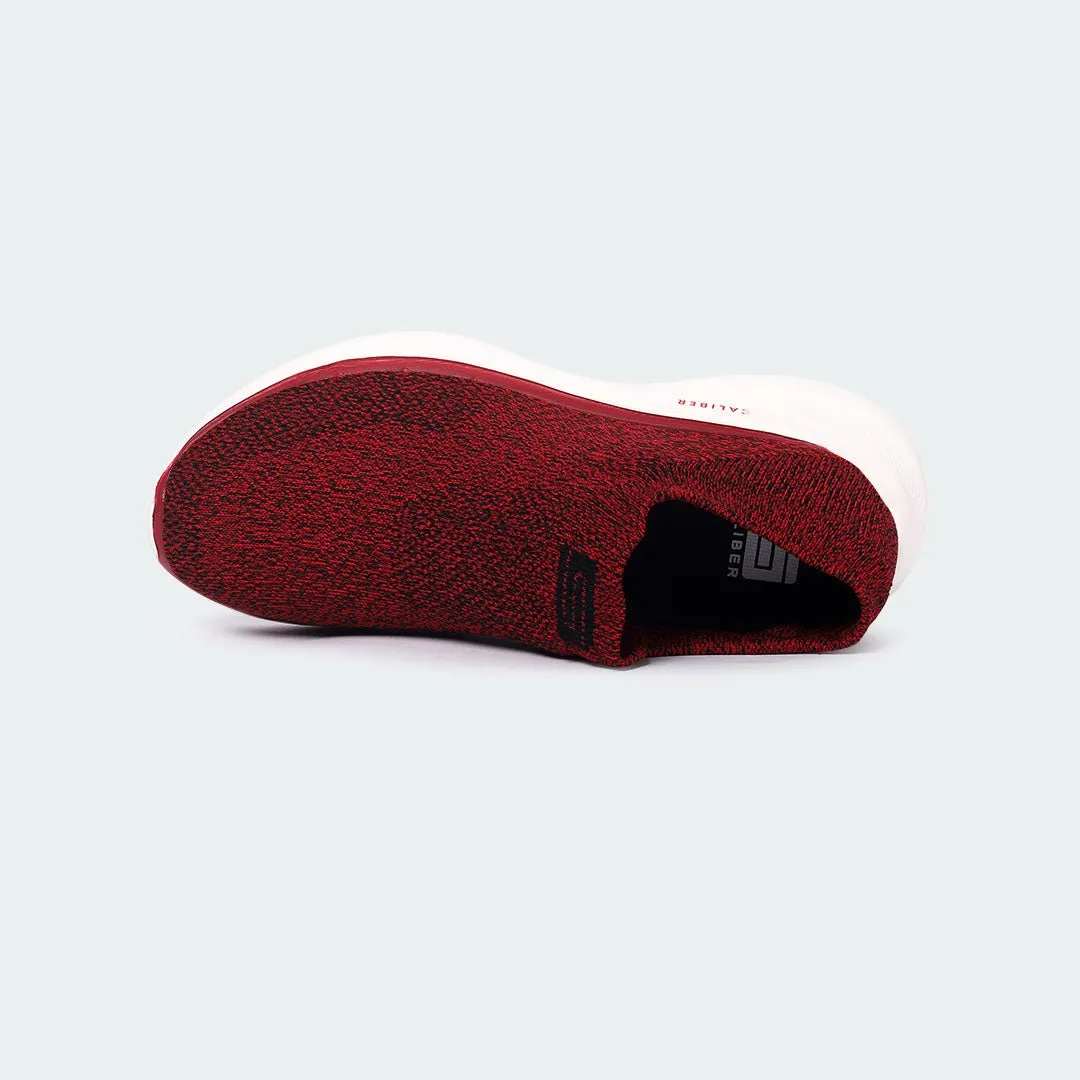 Caliber Shoes Maroon Sport Shoes For Women (FLORA 788)