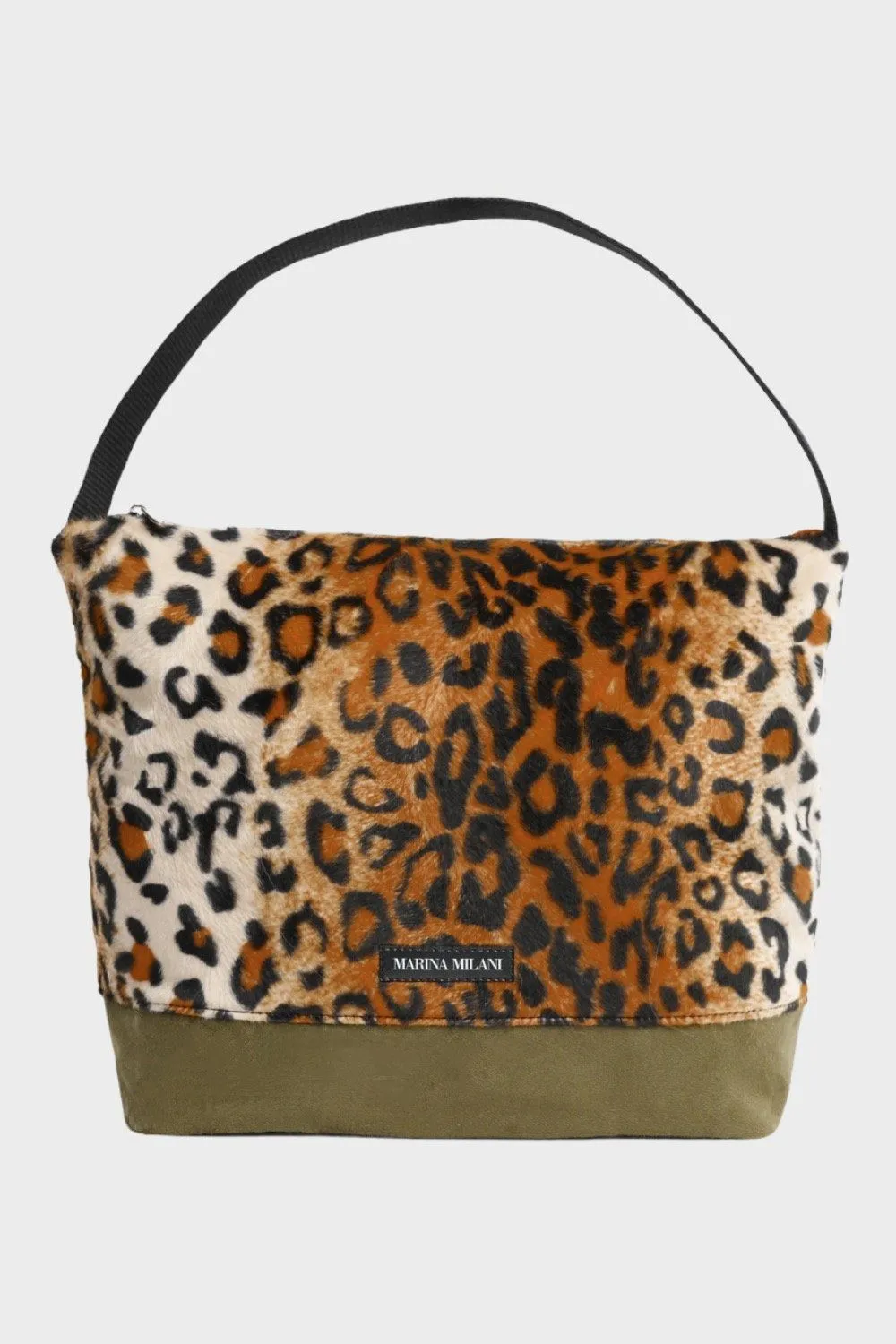 Camilla Leopard Printed Shoulder Bag