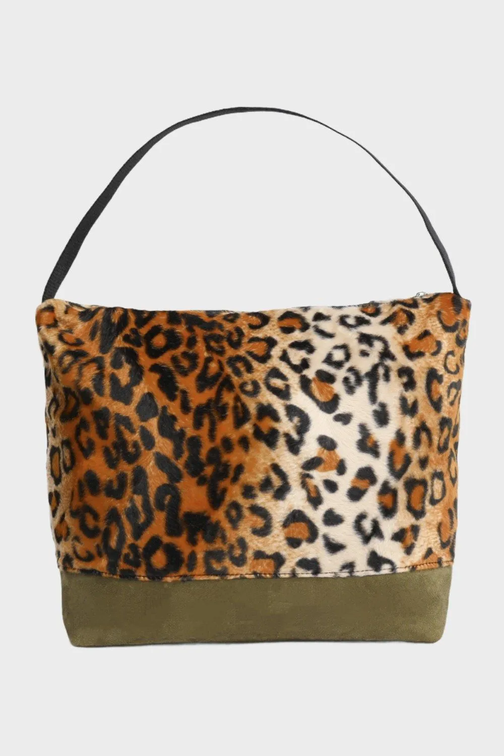 Camilla Leopard Printed Shoulder Bag