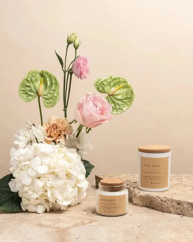 Chai Latte vegan soy candle