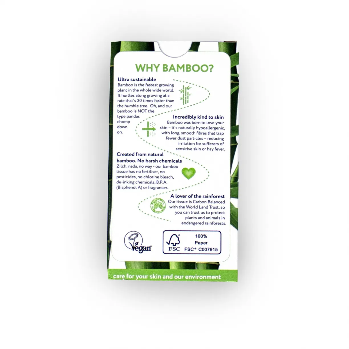 Cheeky Panda  Plastic Free Bamboo Pocket Tissue 10 Tissues