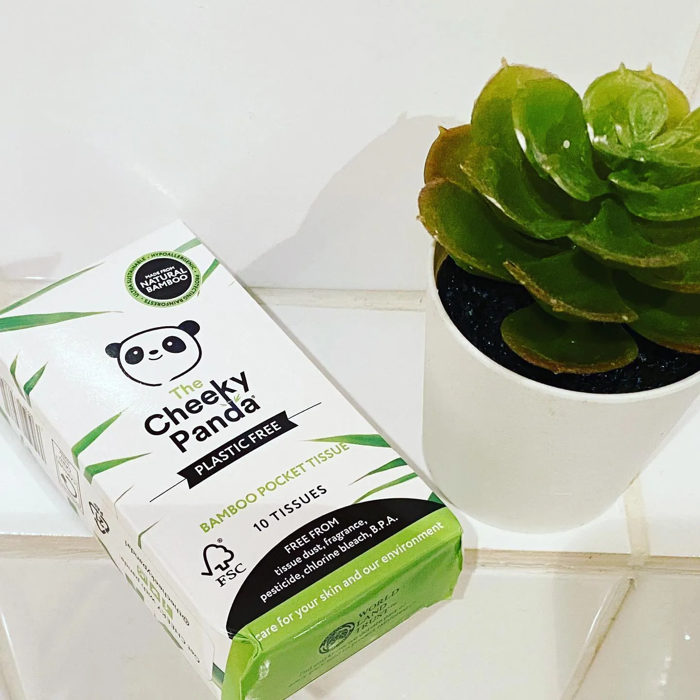 Cheeky Panda  Plastic Free Bamboo Pocket Tissue 10 Tissues
