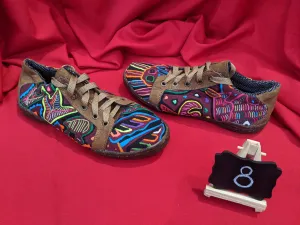 Chill Lace up Mola Shoes - Size 8 - Anpa