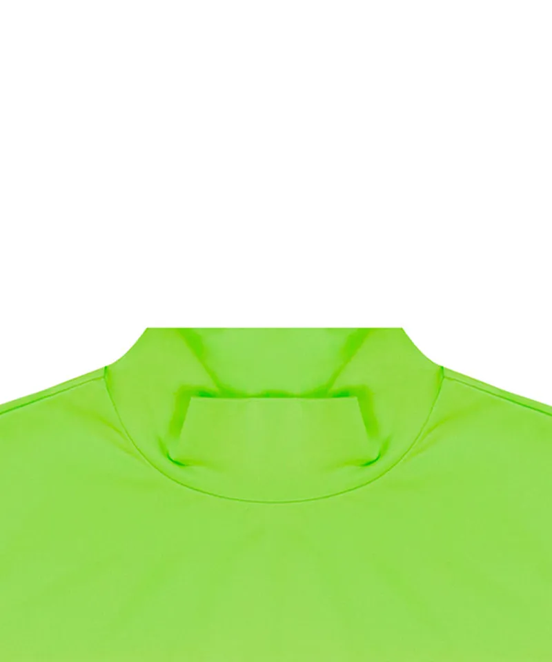 CHUCUCHU Logo Half Neck Sleeveless - Green