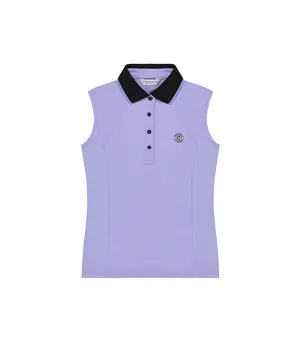 CHUCUCHU Ready Knit Collar Sleeveless - Violet