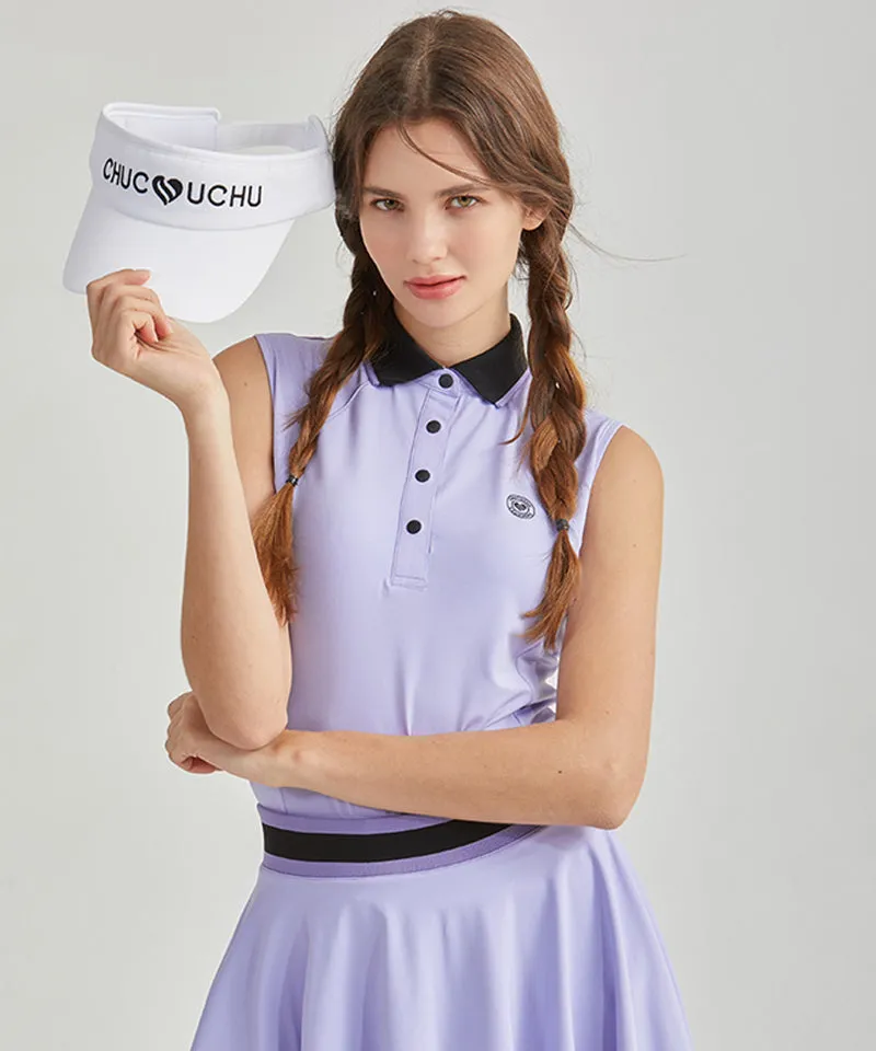 CHUCUCHU Ready Knit Collar Sleeveless - Violet