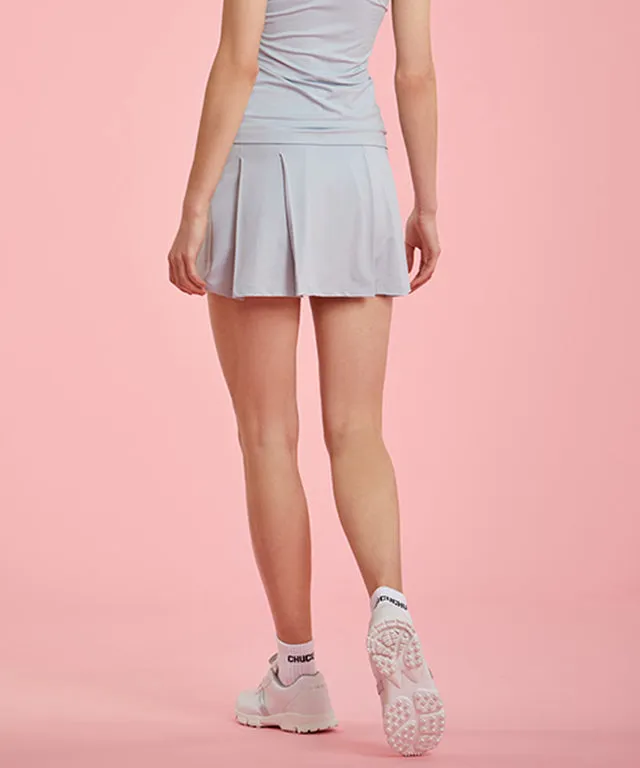 CHUCUCHU Women's Colorful Skirt - Grey