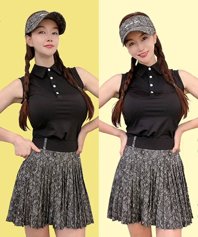CHUCUCHU Women's Lace Visor - Black