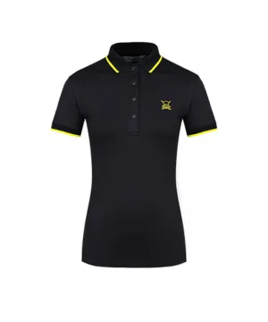 CHUCUCHU Women's Line Point Top - Black