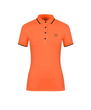 CHUCUCHU Women's Line Point Top - Orange
